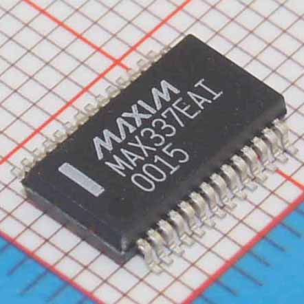 MAX337EAI+T|美信半导体|IC MULTIPLEXER DUAL 8X1 28SSOP