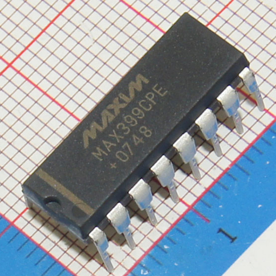 MAX399CPE|美信半导体|IC MULTIPLEXER DUAL 4X1 16DIP