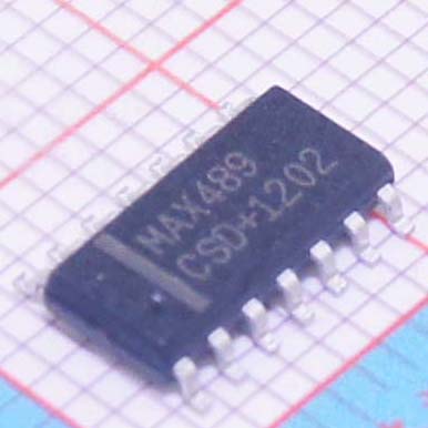 MAX489CSD+T|美信半导体|IC TXRX RS485/RS422 14-SOIC